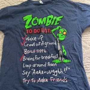 Kids zombie t-shirt